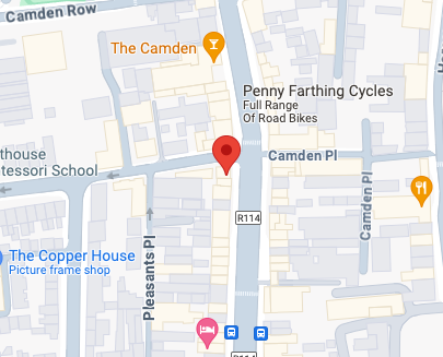 Map to our location